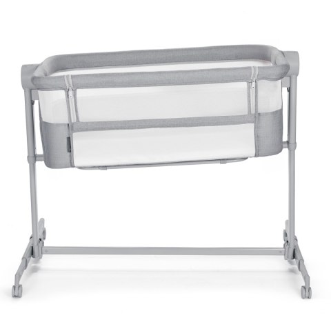 KINDERKRAFT Łóżeczko dostawne Nestee Up 2 full light grey
