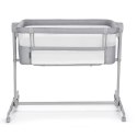KINDERKRAFT Łóżeczko dostawne Nestee Up light grey