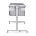 KINDERKRAFT Łóżeczko dostawne Nestee Up light grey