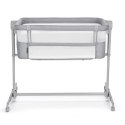 KINDERKRAFT Łóżeczko dostawne Nestee Up light grey