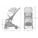 KINDERKRAFT Wózek spacerowy INDY 3 Urban Grey