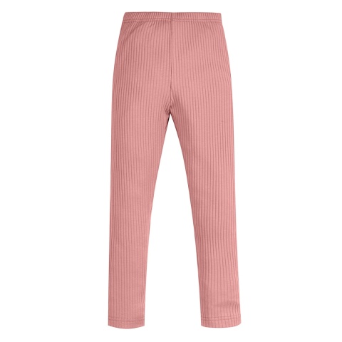 Legginsy prążkowane TRES BIEN 92-140 różowe
