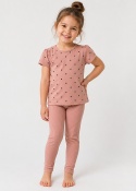 Legginsy prążkowane TRES BIEN 92-140 różowe