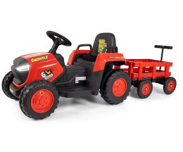 Traktor na akumulator z przyczepką Milly Mally ROLLY 12 V – pilot, światła LED i panel audio