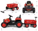 Traktor na akumulator z przyczepką Milly Mally ROLLY 12 V – pilot, światła LED i panel audio