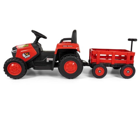 Traktor na akumulator z przyczepką Milly Mally ROLLY 12 V – pilot, światła LED i panel audio