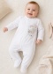 Pajacyk niemowlęcy Eevi Mellow - biały