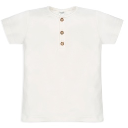 T-shirt koszulka polo dla chłopaka écru lovely day