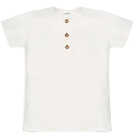 T-shirt koszulka polo dla chłopaka écru lovely day