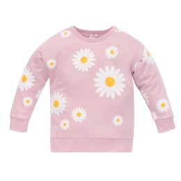 Bluza różowa w stokrotki DAISY