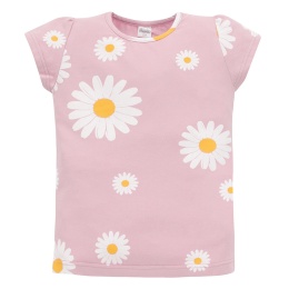 Bluzka różowa w stokrotki DAISY 74-140