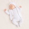 Komplet do chrztu dla chłopca biały: body, spodnie, bluza, czapka