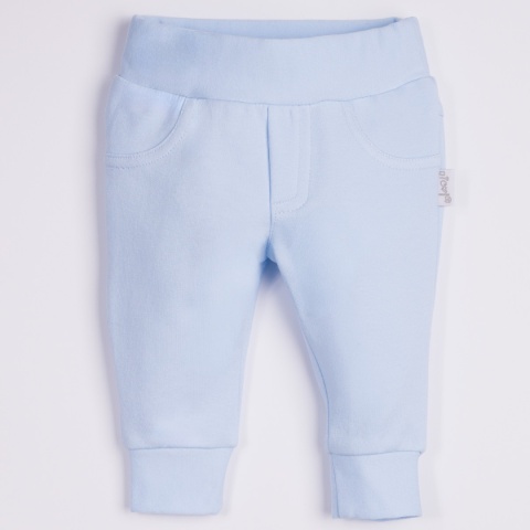 Komplet do chrztu dla chłopca błękitny: body, spodnie, bluza, czapka