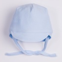 Komplet do chrztu dla chłopca błękitny: body, spodnie, bluza, czapka