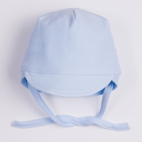 Komplet do chrztu dla chłopca błękitny: body, spodnie, bluza, czapka