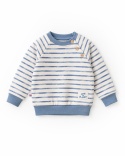 Bluza dziecięca Marynarskie Paski – ecru 68-104