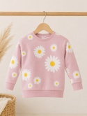 Bluza różowa w stokrotki DAISY