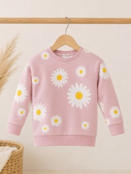 Bluza różowa w stokrotki DAISY
