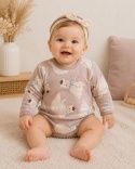 Body beżowe z misiami Beary Cool 80-86