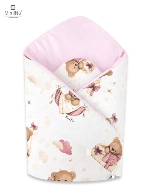 KIECZMERSKI Rożek standard 75x75 cm MIMINU DESIGN Misiowe Sny róż bawełna 100%