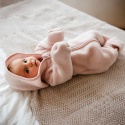 Kombinezon niemowlęcy z wełny merino różowy | Polar merino | Eevi