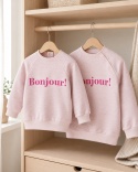 Bluza dresowa Bonjour różowa 62-104