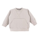 Bluza jasna beżowa dla chłopca bez kaptura Simply Comfy 62-104
