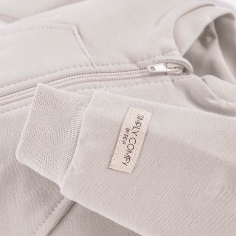 Bluza jasna beżowa dla chłopca rozpinana Simply Comfy 62-104