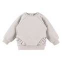 Bluza jasna beżowa dla dziewczynki z falbankami Simply Comfy 62-104