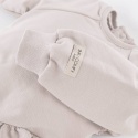 Bluza jasna beżowa dla dziewczynki z falbankami Simply Comfy 62-104