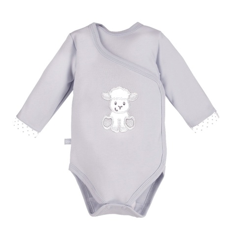 Body kopertowe dla noworodka szare - kolekcja Newborn 46-62