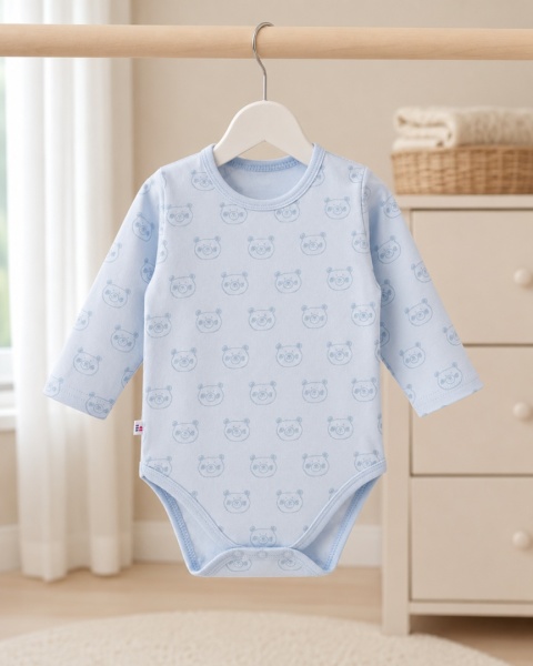 Body niebieskie z nadrukiem w misie Big Bear - 74-86