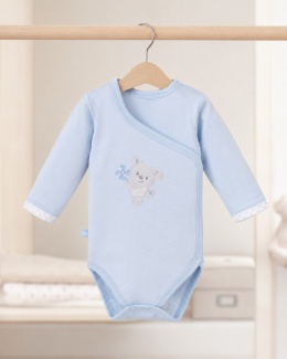 Body kopertowe niebieskie z koalą NEWBORN 46-62