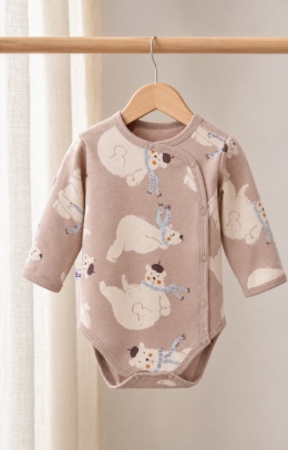 Body rozpinane w misie Beary Cool 56-68