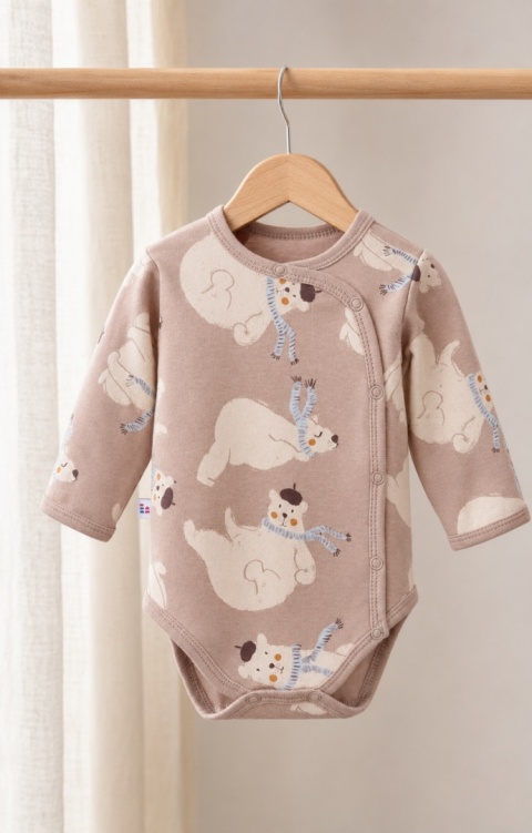 Body rozpinane w misie Beary Cool 56-68