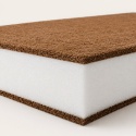 Dwustronny materac kokosowy 120×60 cm do łóżeczka – kokos, pianka, kokos