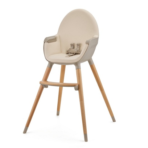 Krzesełko do karmienia 2w1 Kinderkraft FINI 2 - beżowe (beige)