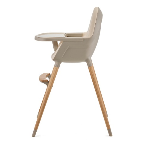 Krzesełko do karmienia 2w1 Kinderkraft FINI 2 - beżowe (beige)