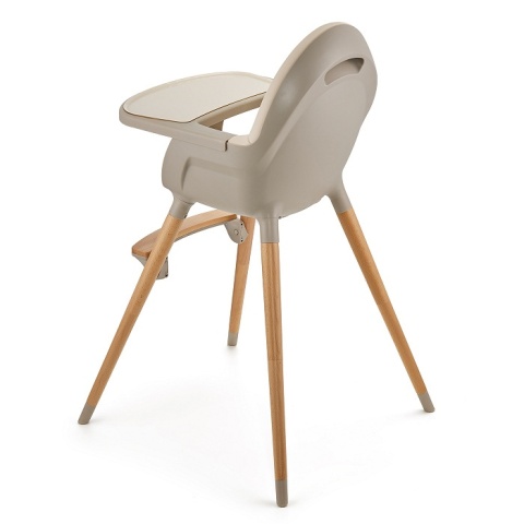 Krzesełko do karmienia 2w1 Kinderkraft FINI 2 - beżowe (beige)