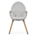 Krzesełko do karmienia 2w1 Kinderkraft FINI 2 - szare (grey)