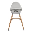 Krzesełko do karmienia 2w1 Kinderkraft FINI 2 - szare (grey)