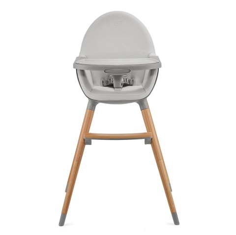 Krzesełko do karmienia 2w1 Kinderkraft FINI 2 - szare (grey)