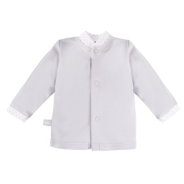 Kaftanik niemowlęcy Newborn - szary 46-62