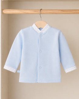 Kaftanik niemowlęcy Newborn - niebieski 46-62