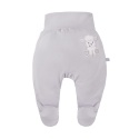 Komplet dla noworodka z owieczką szary Newborn - body + półśpiochy 46-62