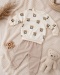 Komplet niemowlęcy w misie – bluza + spodnie | beżowy