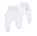 Komplet niemowlęcy Newborn biały - body, półśpiochy