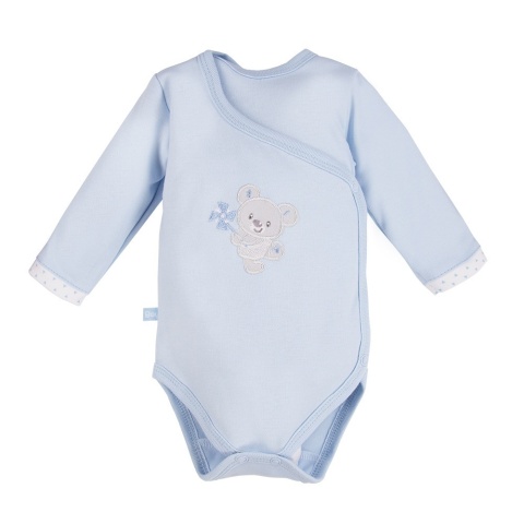Komplet niemowlęcy Newborn błękitny - body, półśpiochy