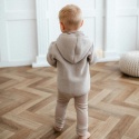 Beżowa kurtka dziecięca z wełny merino