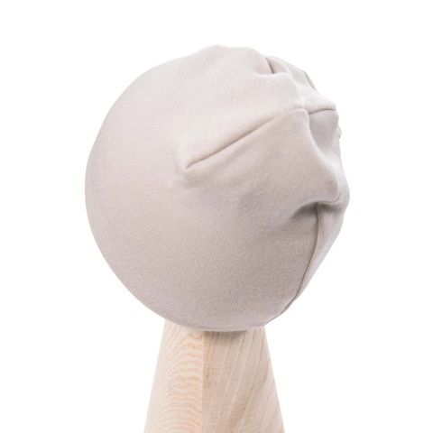 Czapka merino baby - beżowa
